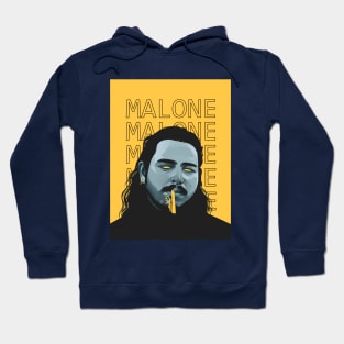 Post Malone Yellow Portrait Hoodie